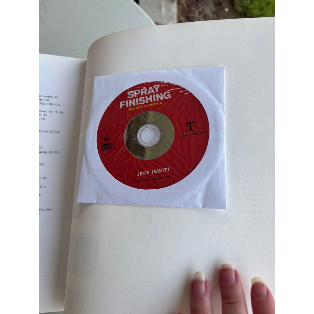 Spray Finishing Made Simple Jeff Jewitt Taunton Press Book DVD 9781600850929 - Picture 7 of 11